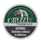 GRIZZLY WINTERGREEN WIDE CUT 5CAN