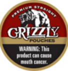 GRIZZLY STRAIGHT POUCH 5CAN