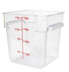CONTAINER 8QT SQ CLEAR 1CT