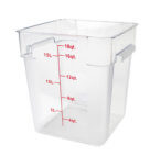 CONTAINER 18QT SQ CLEAR 1CT