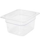 FOOD PAN POLY 1/6TH 4″ DP 1CT