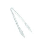 TONGS POLY SCALLOP CLEAR 6″ 1CT