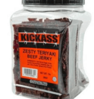 KICK ASS ZESTY TERIYAKI JERKY 35CT
