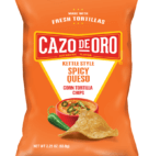 CAZO SPICY QUESO TORT CHIP 2.25OZ