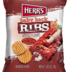 HERRS BABY BACK RIB CHIP 2.5OZ