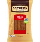 SNYDER PRETZEL RODS 12OZ