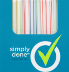 STRAW SD FLEXIBLE BEND 40CT