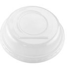 LID PL DOME W/HINGED HOLE 20/50