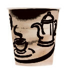 CUP PA 10OZ WRAPPED HOT 20/50CT
