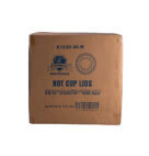 Lid Pl Dome White (12-20oz) 10/100