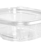 CONTAINER PL 8OZ W/FLAT LID 2/100