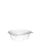 CONTAINER PL 12OZ W/FLAT LID 2/100