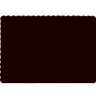 PLACEMAT BURGUNDY SCALLOP 1M