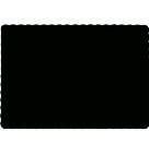 PLACEMAT HUNTER GREEN SCALLOP 1M