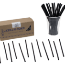 STRAW JUMBO 7.75″ BLK UNWRP 10/250