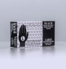 Glove Nitrile Black Pf Med 100ct