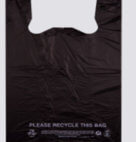 BAG T SACK BLACK 12X7X22 500CT