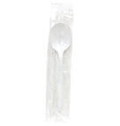 SPOON BULK SOUP WRAPPED WHITE 1M