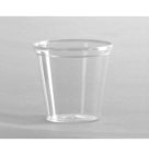 SHOT GLASS-1 OZ PLASTIC CLR 50/50